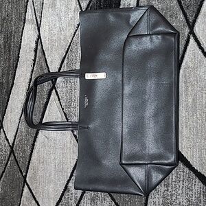 VICTORIA SECRET 2016 LARGE OPEN FAUX LEATHER TOTE